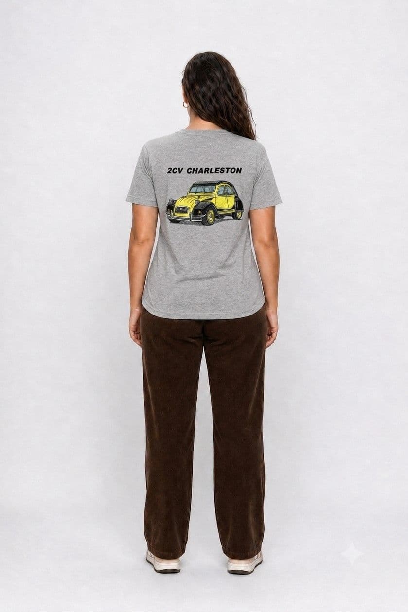 Tee-shirt gris chiné 2CV Charleton